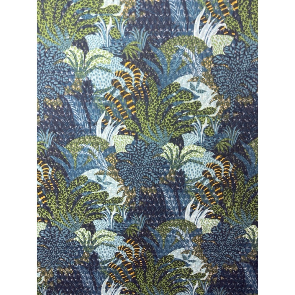 Opalhouse Shower Curtain Jungle Botanical Maximalist Jungalow Fringe Cloth